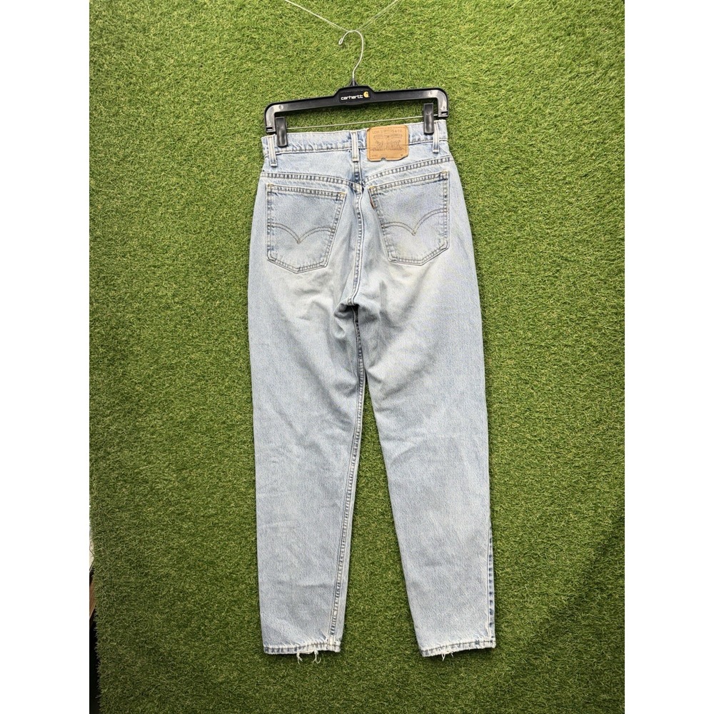Vintage Levis Orange Tab Jeans Womens 9 JR Med 10962 Loose Fit Tapered Leg